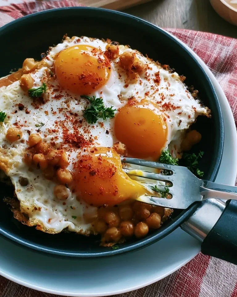 Chickpea Egg Fry served in a bowl, showcasing the crispy texture and vibrant colors.