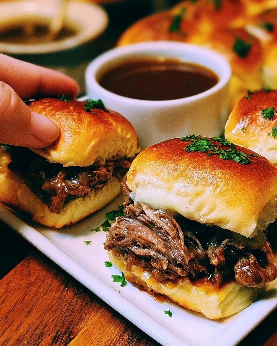 Easy French Dip Sliders