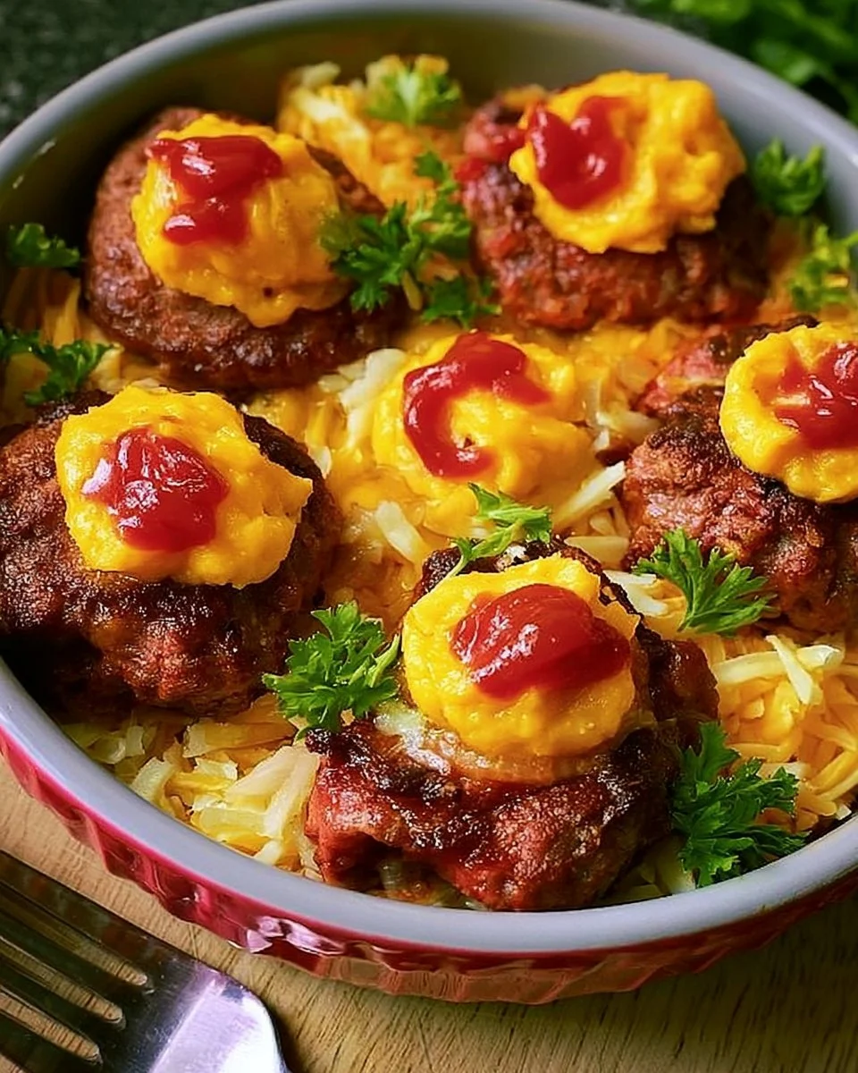Loaded Burger Bowls