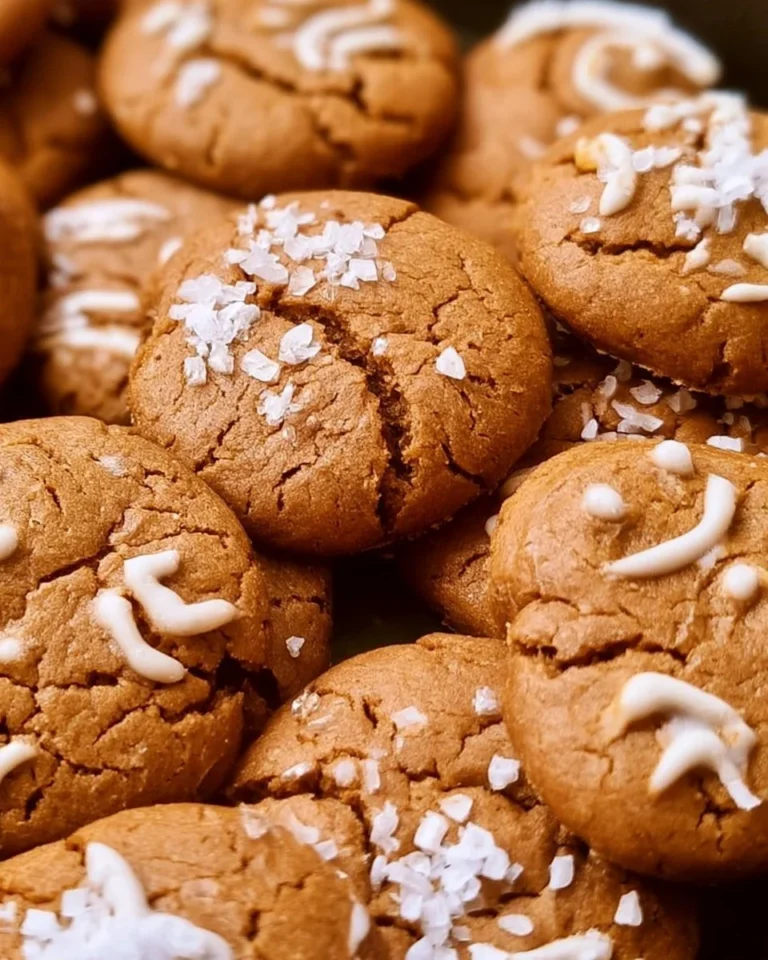 Freshly baked soft chewy gingerbread cookies on a festive plate