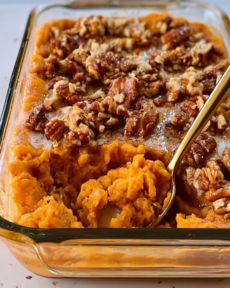 Delicious Southern sweet potato pudding served in a bowl
