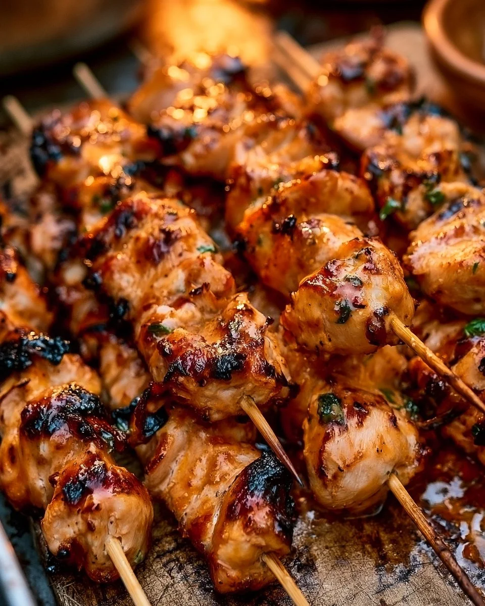 Bang Bang Chicken Skewers