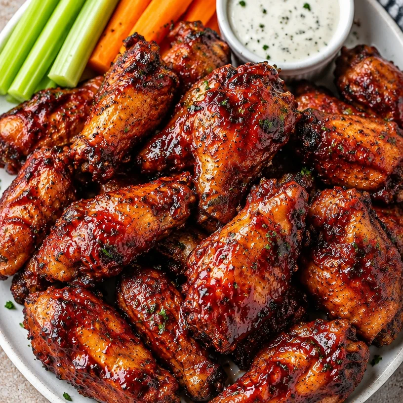 Best-Ever Crispy Baked BBQ Chicken Wings Easy No Fryer Needed