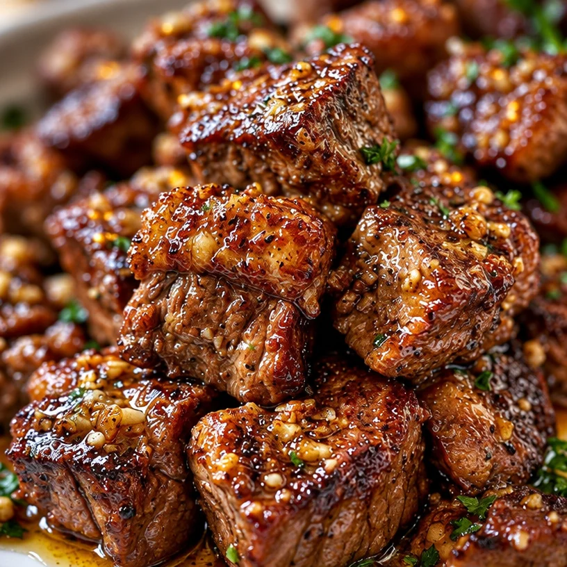 Best-Ever Melt-in-Your-Mouth Garlic Butter Steak Bites Recipe