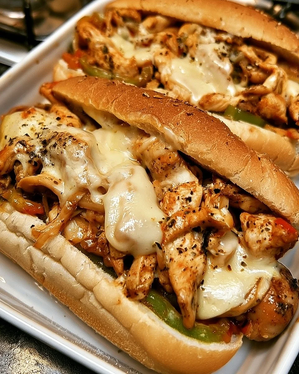Chicken Philly Cheese Steaks