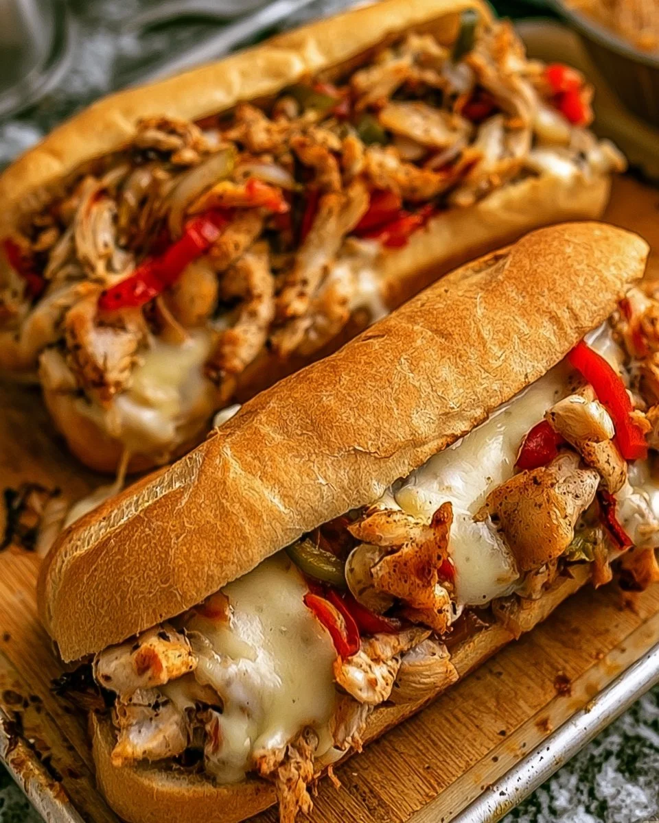 Chicken Philly Cheese Steaks