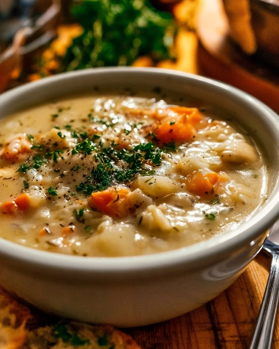 Creamy Chicken and Rice Soup Recipe