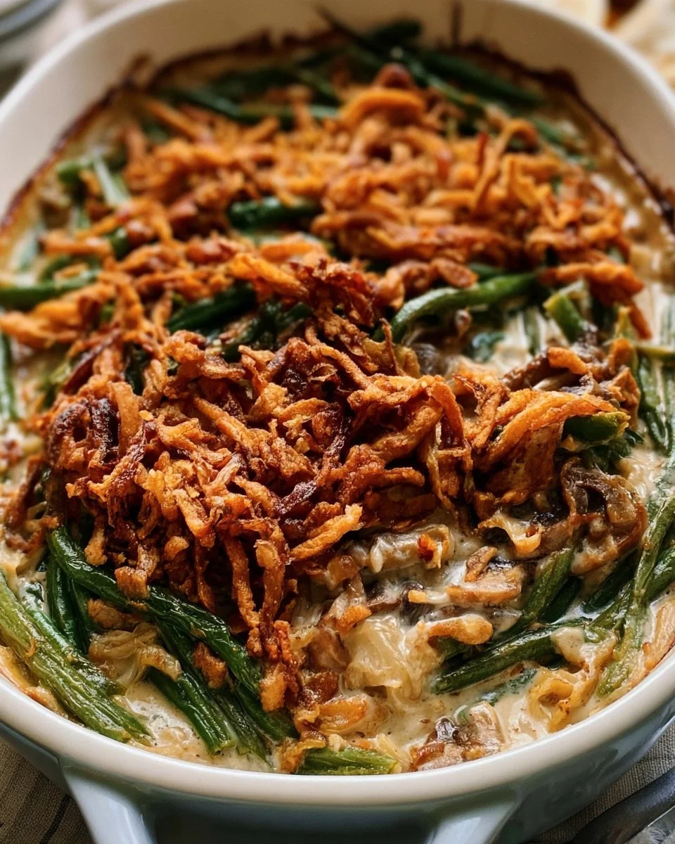 Creamy Green Bean Casserole Recipe