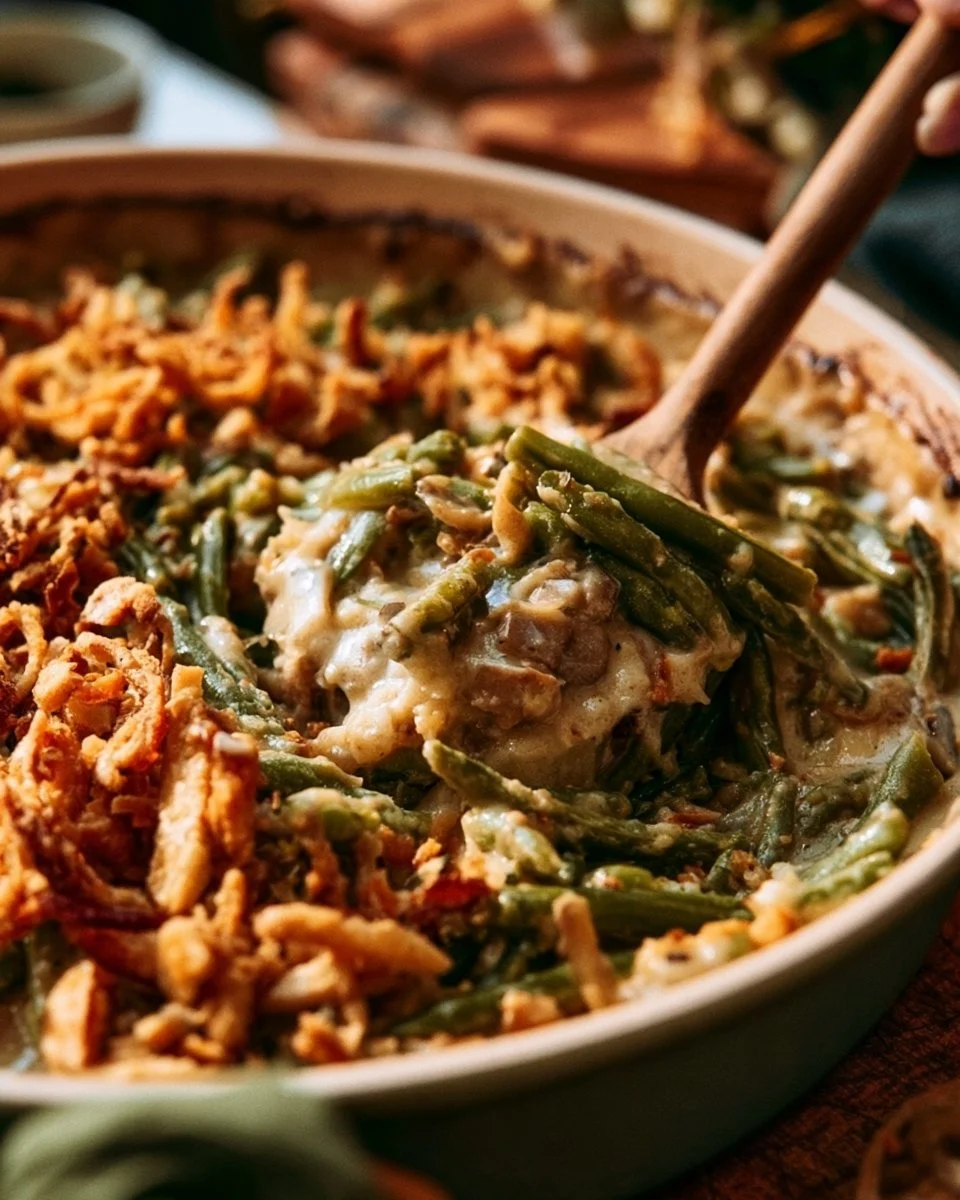 Creamy Green Bean Casserole Recipe