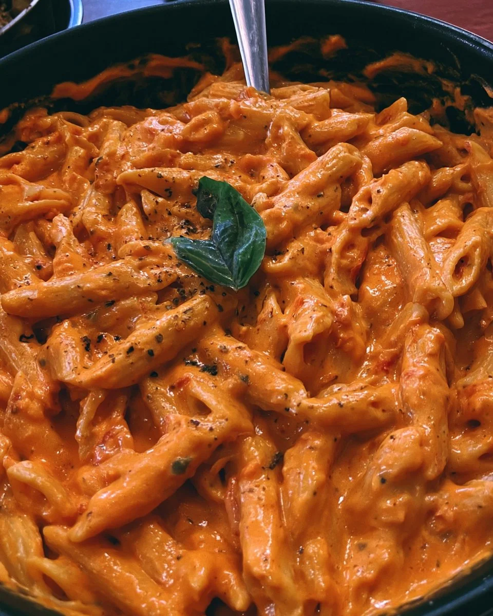 Creamy Tomato Penne in Cream Sauce