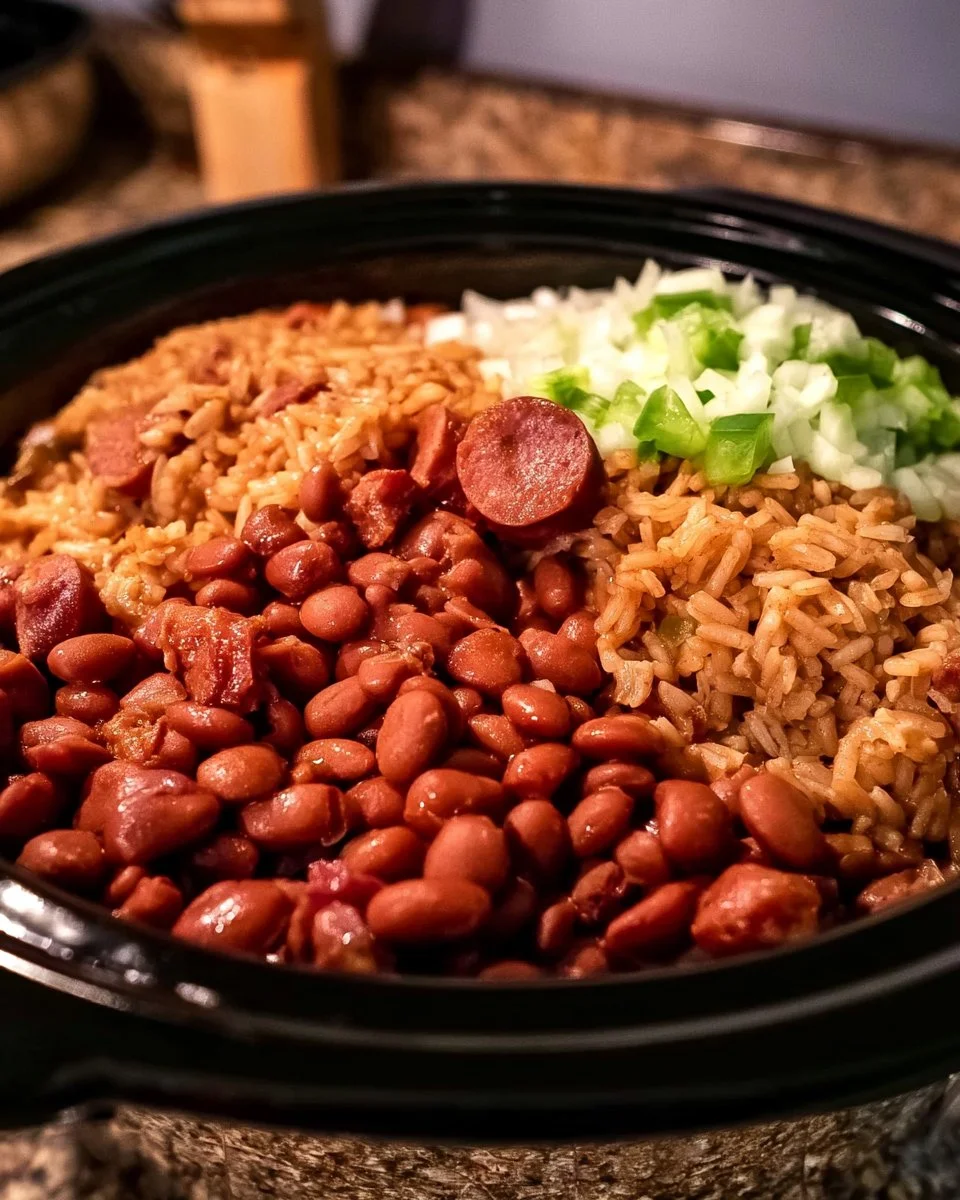 Crock-Pot Cajun Red Beans and Rice Recipe