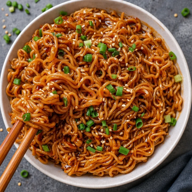 Delicious Easy Saucy Ramen Noodles - Vegan Recipe