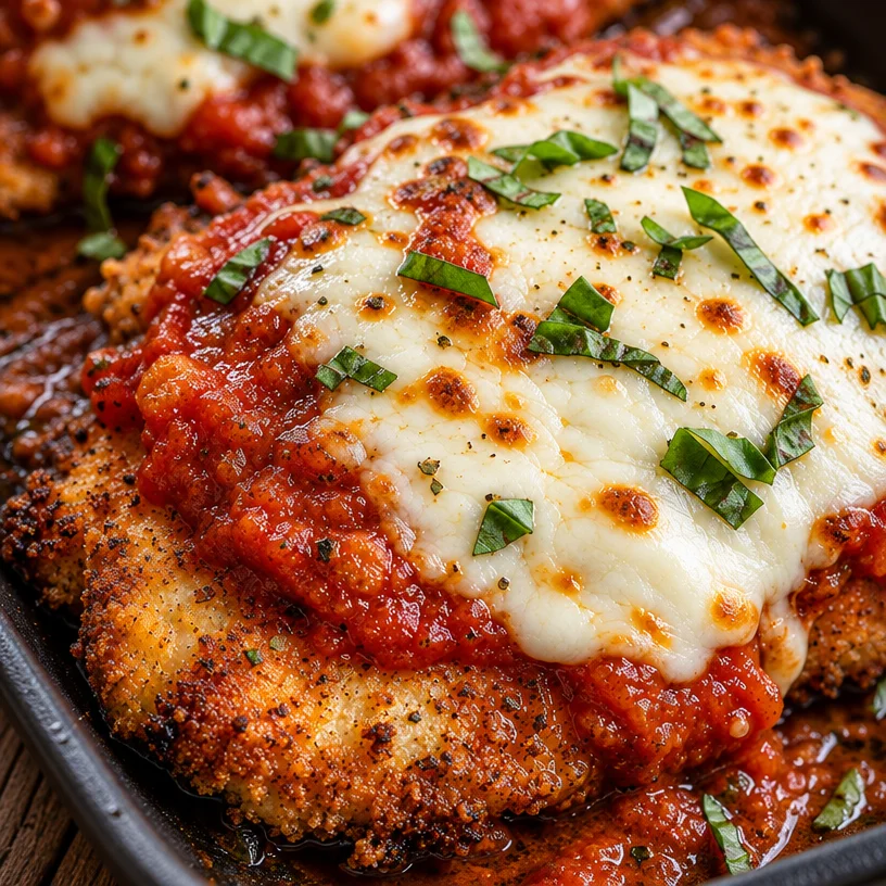 Easy Baked Chicken Parmesan with Fresh Mozzarella and Basil | Best way to bake chicken parmesan, Best chicken parmesan recipe oven baked, Baked chicken parm recipe