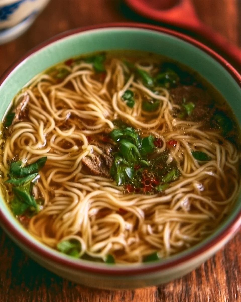 Easy Chinese Noodle Soup Recipe