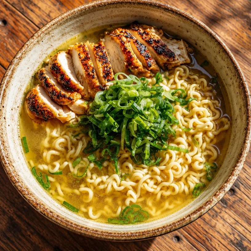 Easy Ginger Garlic Chicken Noodle Soup - Quick & Cozy