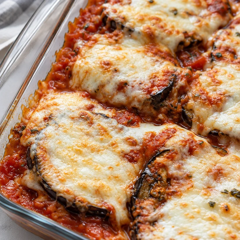 Easy Homemade Baked Eggplant Parmesan