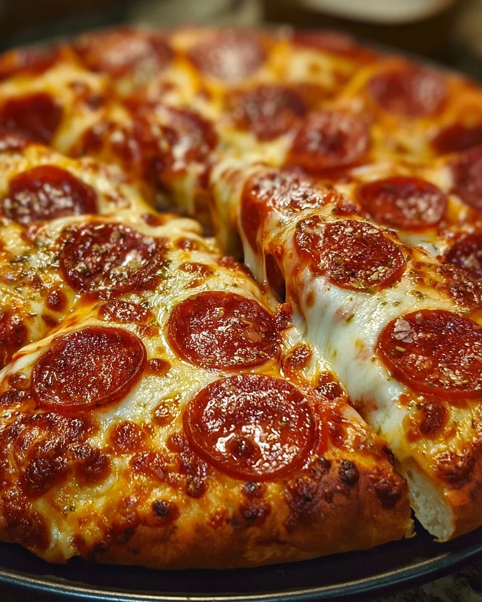 Easy Homemade Pepperoni Pizza