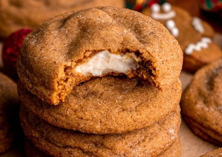 Gingerbread Cheesecake Cookies Recipe