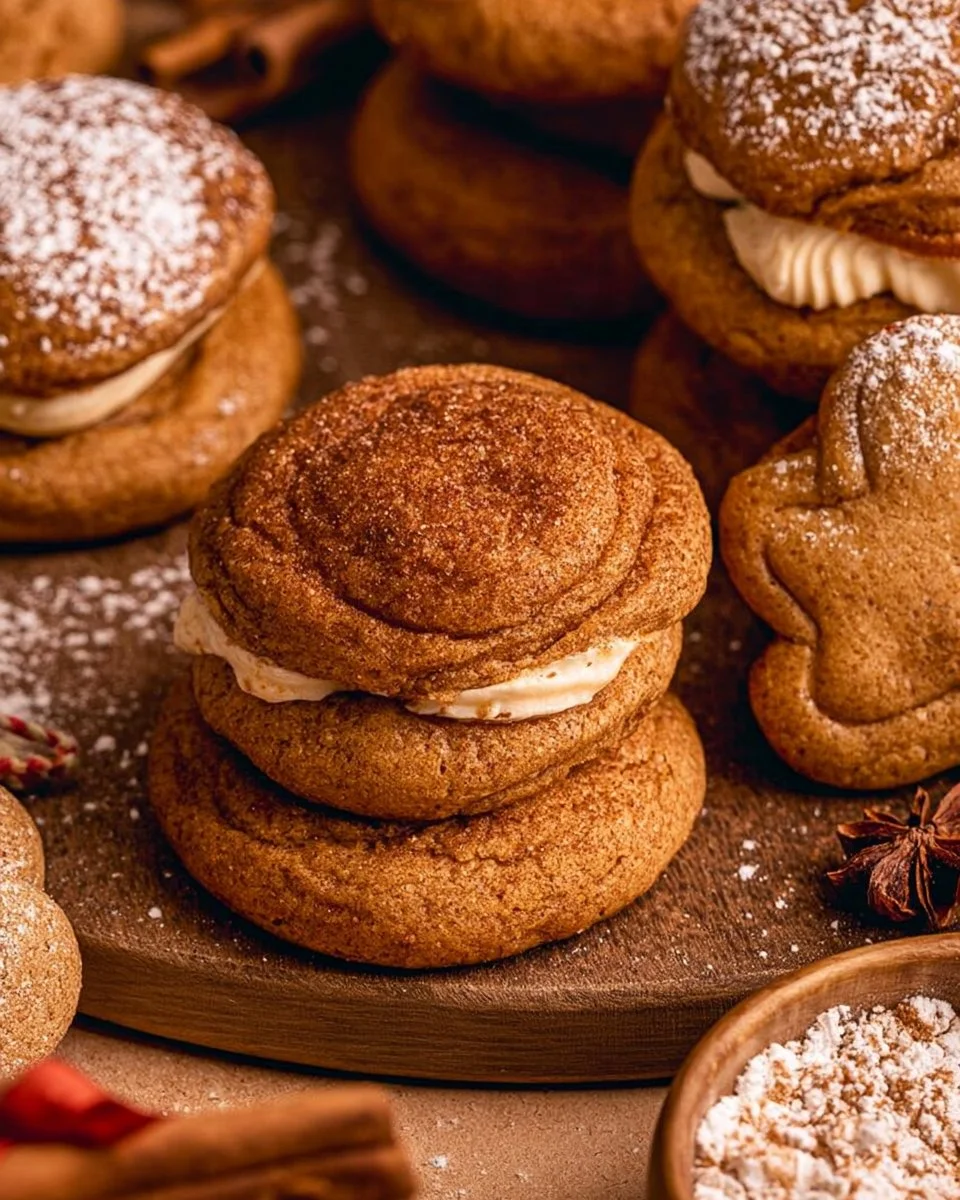 Gingerbread Cheesecake Cookies Recipe