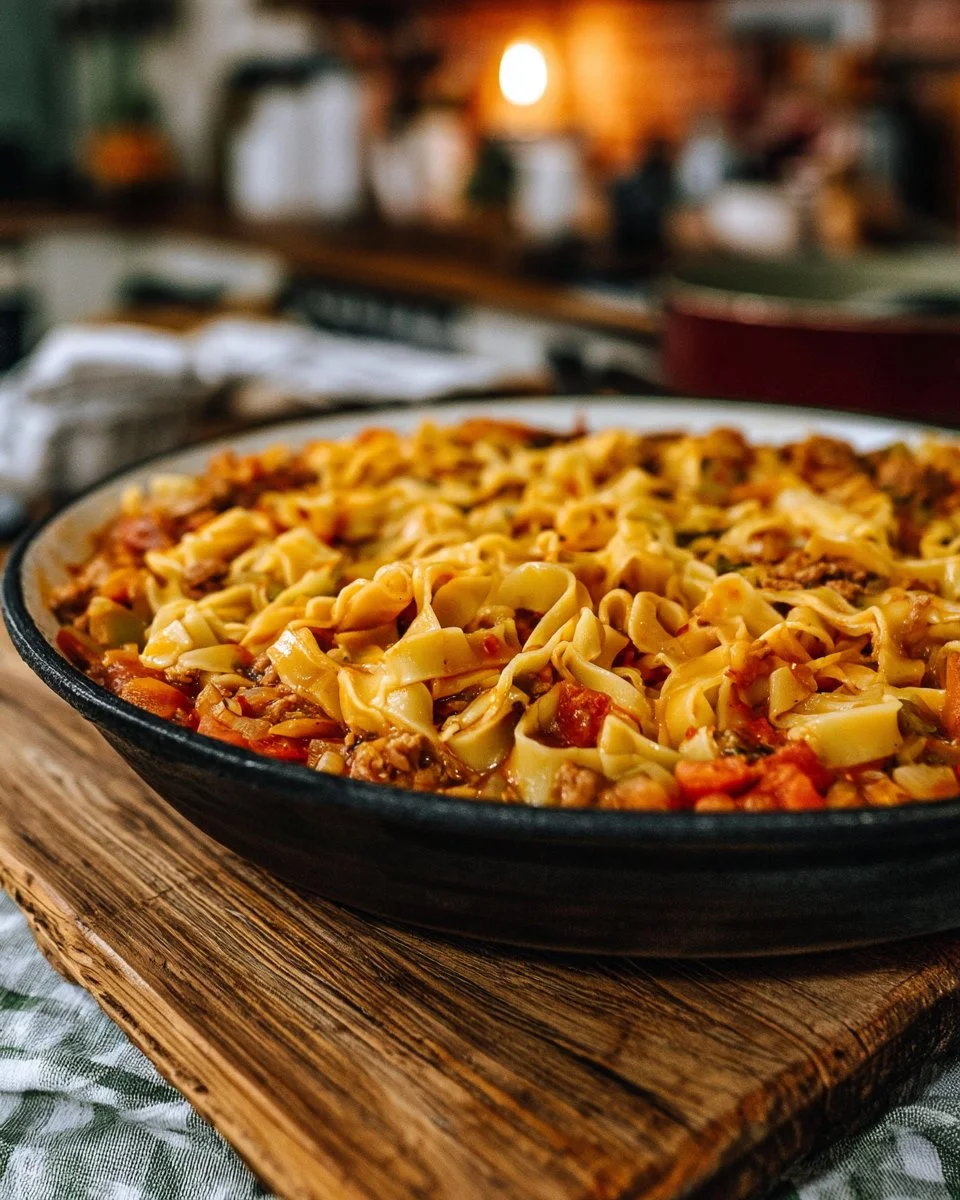 Italian Drunken Noodles Recipe