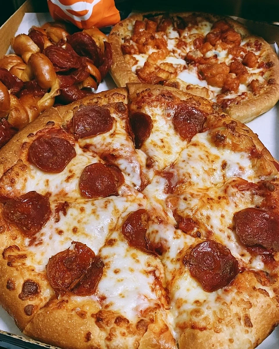 Little Caesars Pizza by the Foot: Aesthetic Food Photo