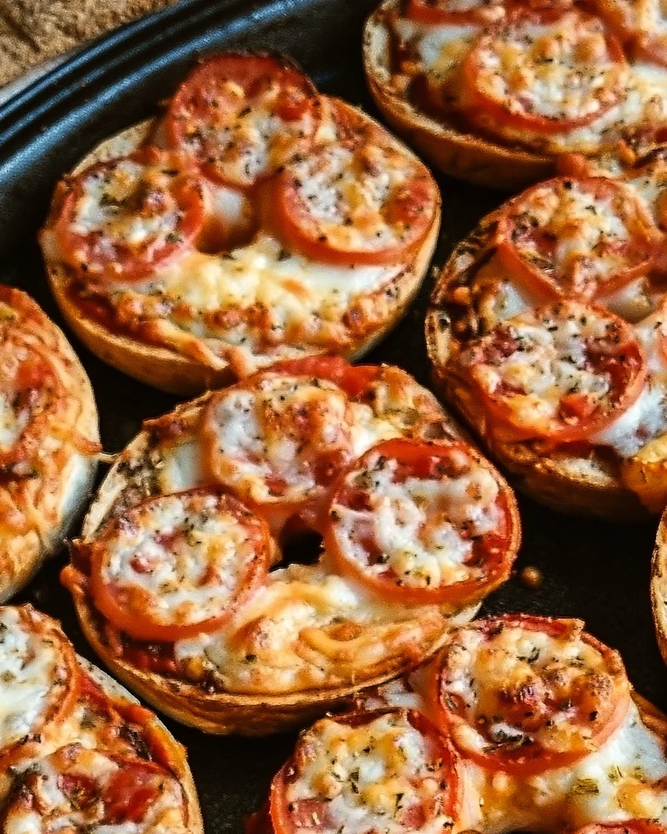 Mini Bagel Pizza Bites Recipe