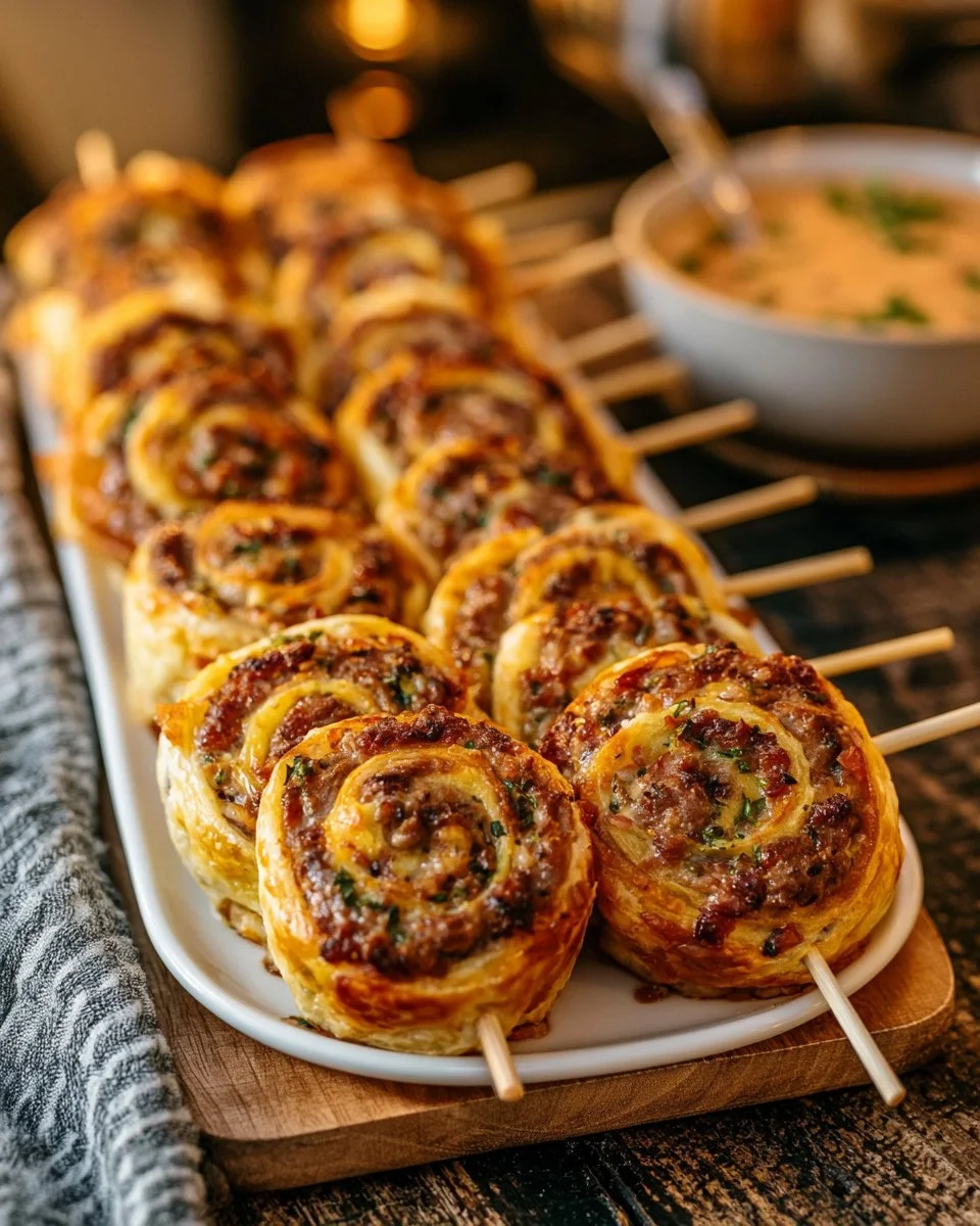 Pinwheel Smash Burger Skewers Recipe