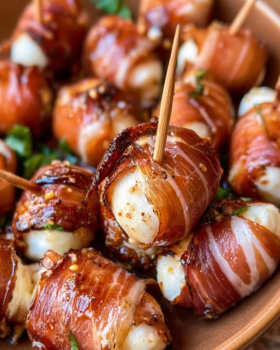 Prosciutto-Wrapped Mozzarella Bites