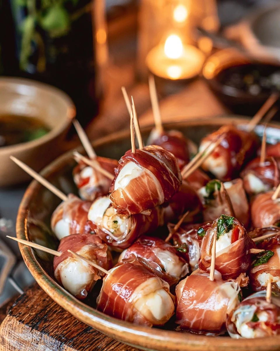 Prosciutto-Wrapped Mozzarella Bites