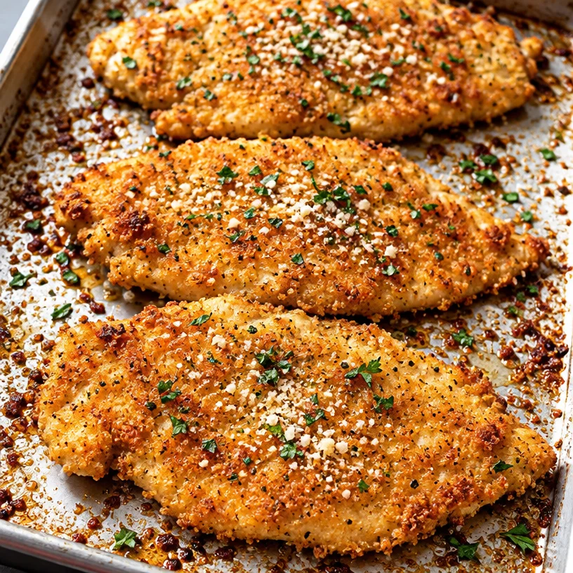 READY IN 30 MINUTES! BAKED PARMESAN CRUSTED CHICKEN | foodiecrush.com