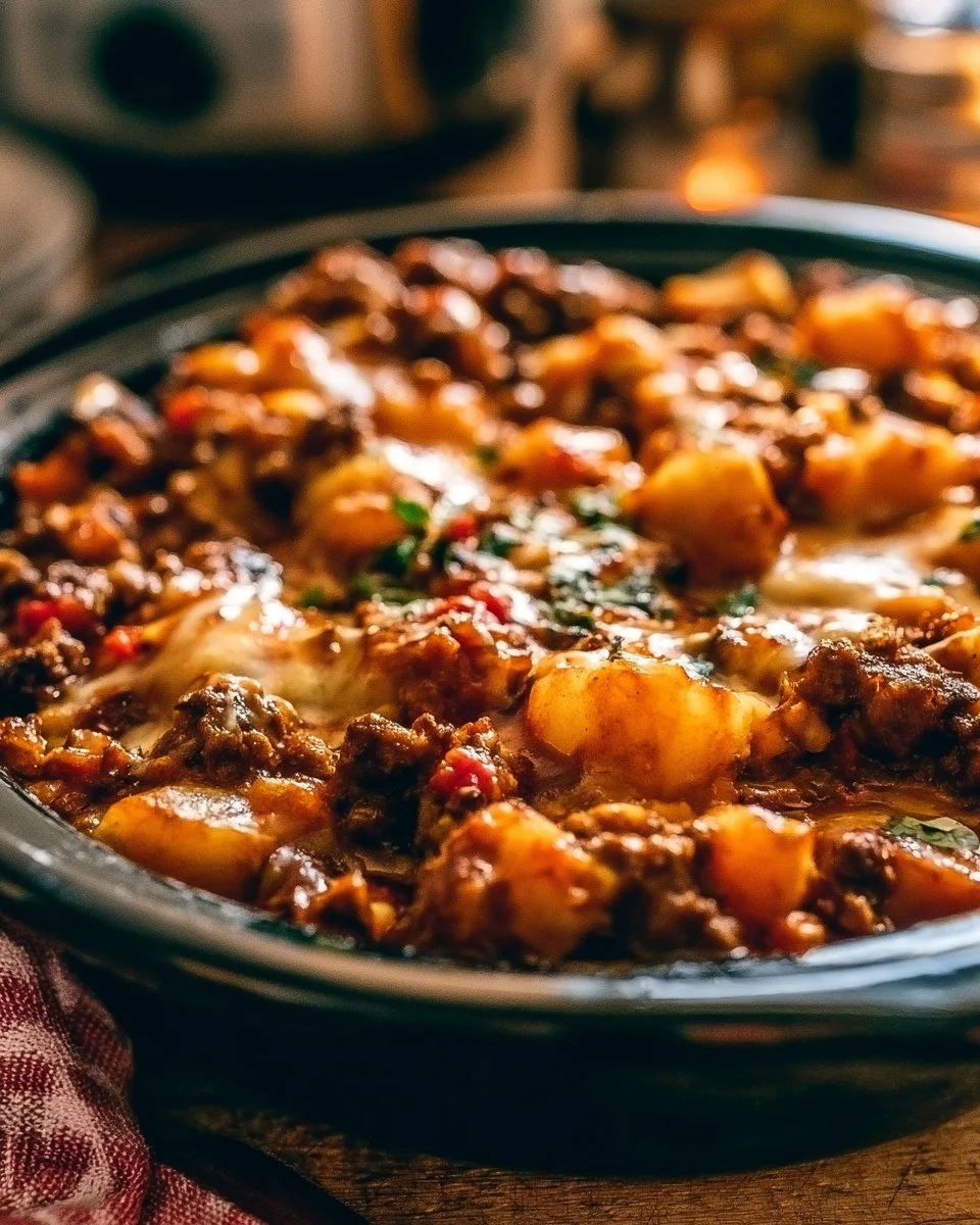 Slow Cooker Cowboy Casserole Recipe