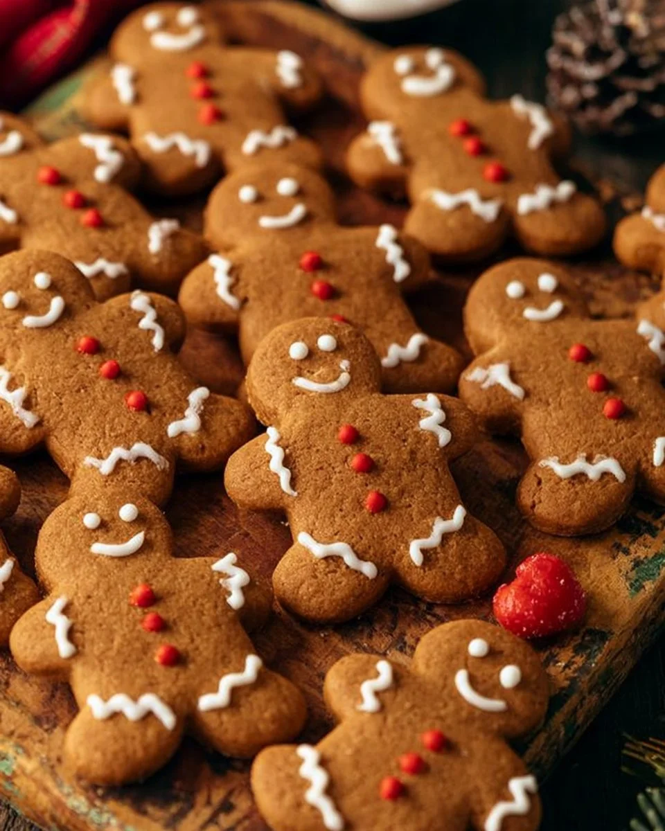 Soft &amp; Chewy Gingerbread Men Cookies