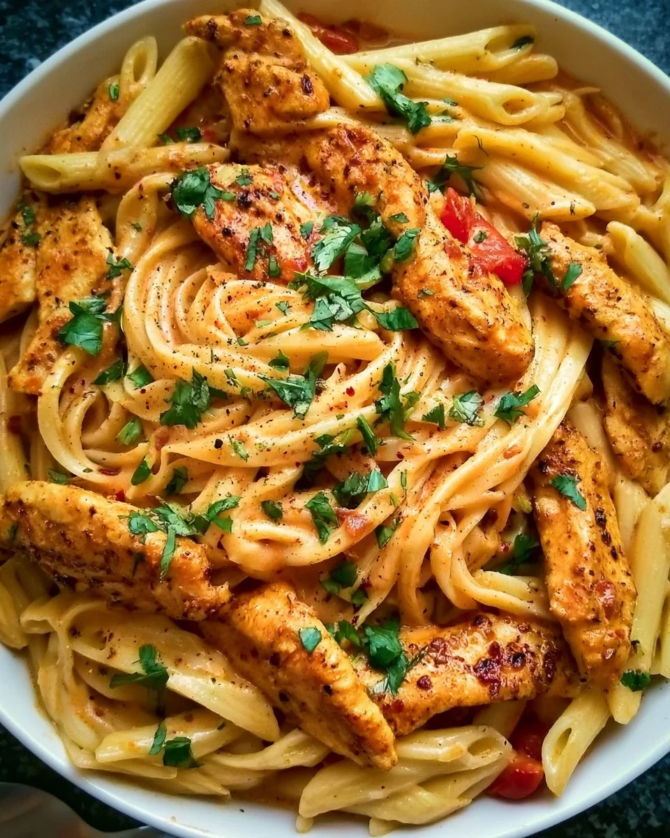 Spicy Cajun Pasta with Chicken
