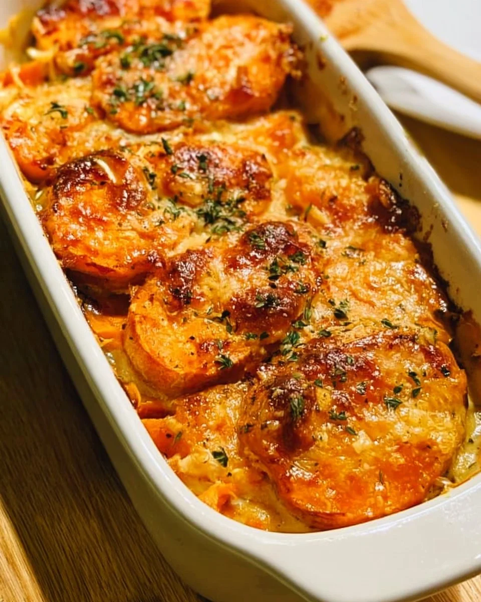 Sweet Potatoes Gratin Recipe