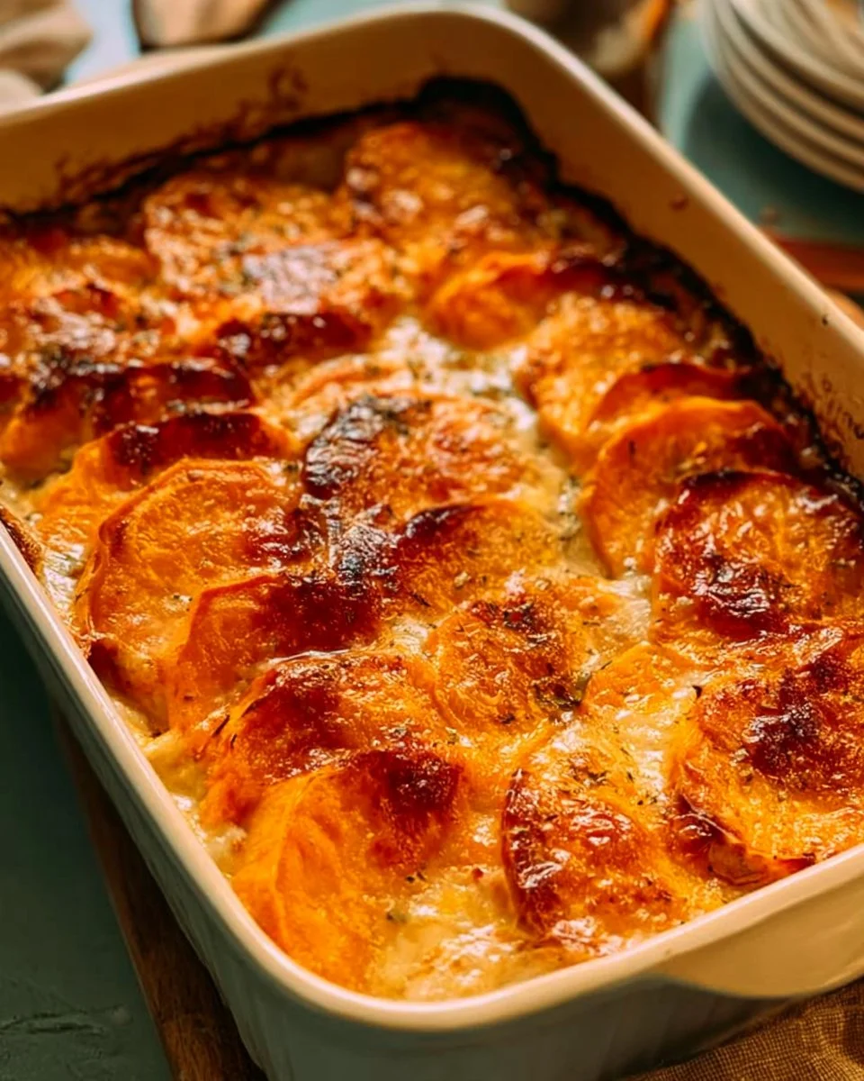 Sweet Potatoes Gratin Recipe