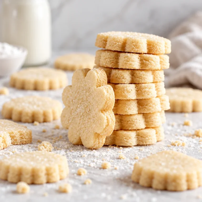 Delicious homemade sugar cookies fresh from the oven on a baking tray