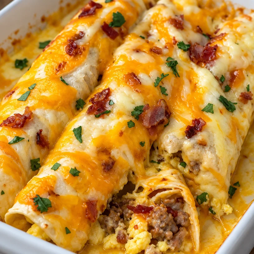 Ultimate Breakfast Enchiladas Quick and Delicious