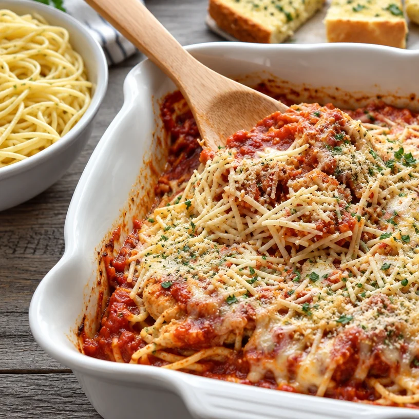 Ultimate Chicken Parmesan Casserole