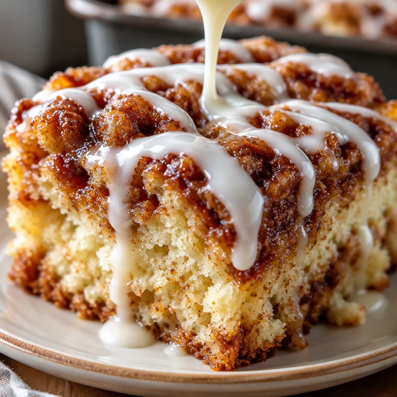 Ultimate Cinnabon Cinnamon Roll Cake Recipe