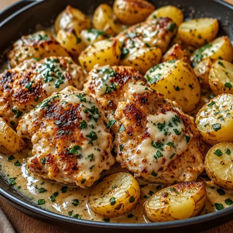 Easy chicken and potatoes dish for a quick dinner recipe