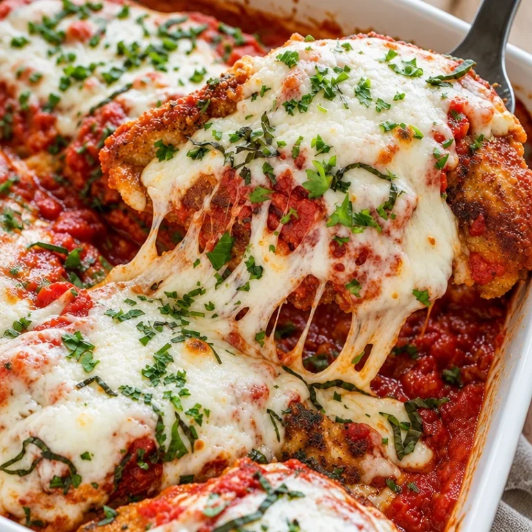 Ultimate easy chicken parmesan recipe with crispy chicken and marinara sauce