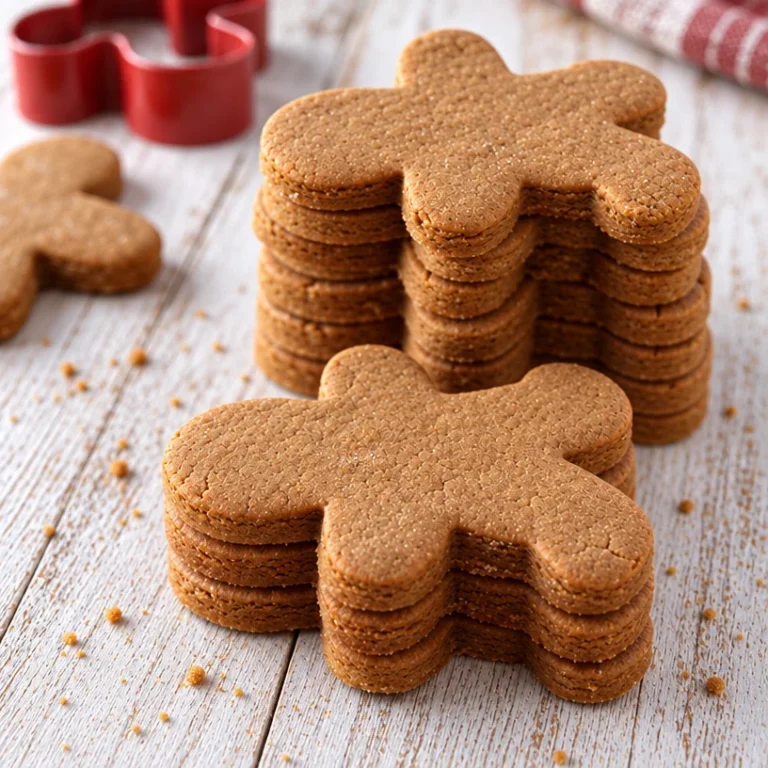 Deliciously decorated gingerbread cookies on a baking tray