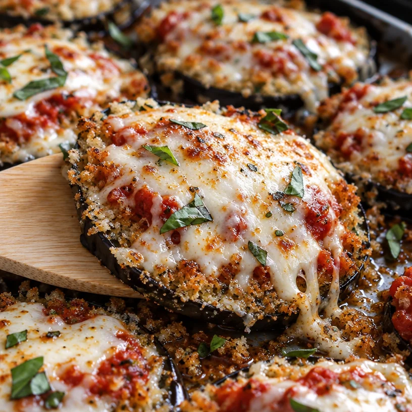 Ultimate Easy Sheet Pan Eggplant Parmesan Recipe