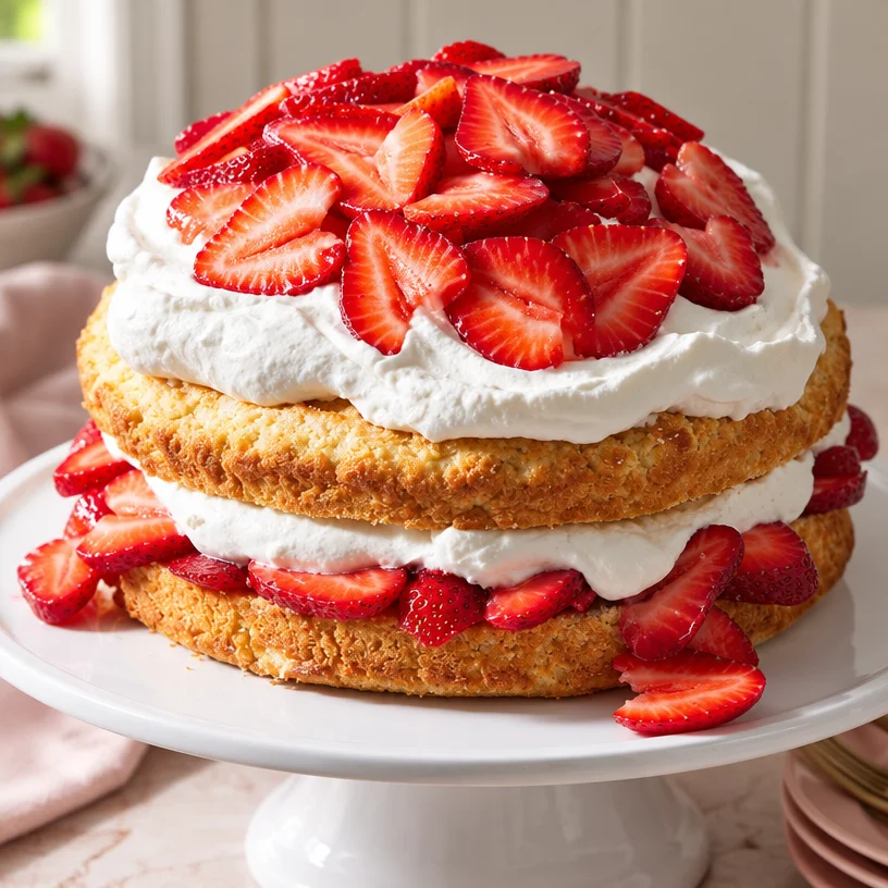 Ultimate Strawberry and Cream Sponge Cake Recipe