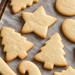Delicious homemade sugar cookies on a plate, ideal for festive occasions.