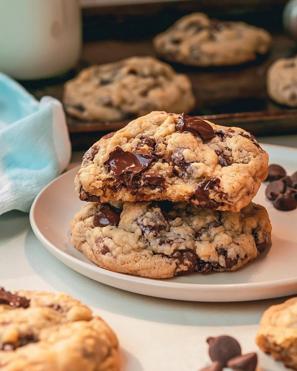 Ultra Thick Chewy Chocolate Chip Cookies